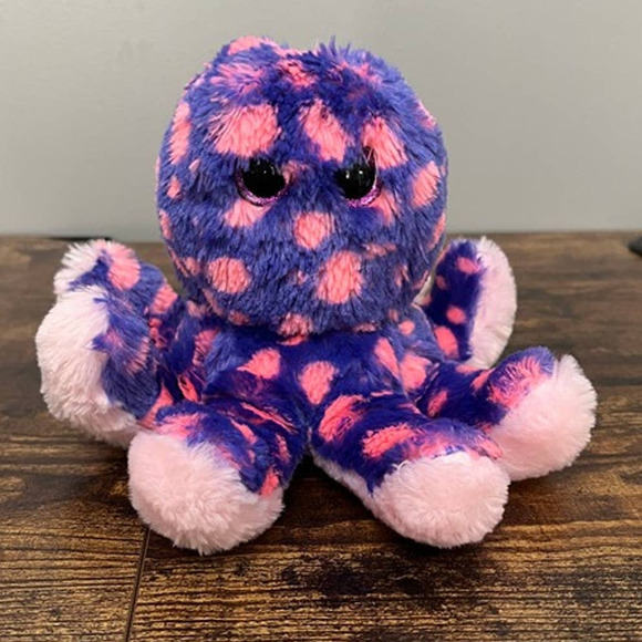 Ripley's Believe it‎ Or Not Aquarium Purple & Pink Spotted Octopus Plush - Picture 1 of 6